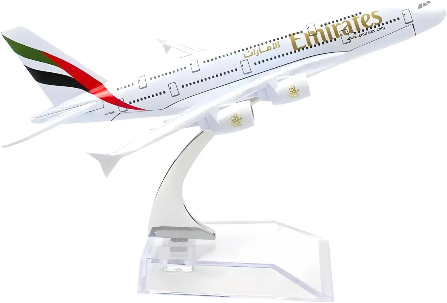 مدل هواپیمای ایرباس A380 دایکست لیموس، طول 16 سانتی متر - اسباب بازی کلکسیونی هواپیما به همراه پایه - ایده آل برای علاقه مندان به هوانوردی و کودکان، هدیه تولد کودک، هدیه کریسمس، مدل های هواپیما