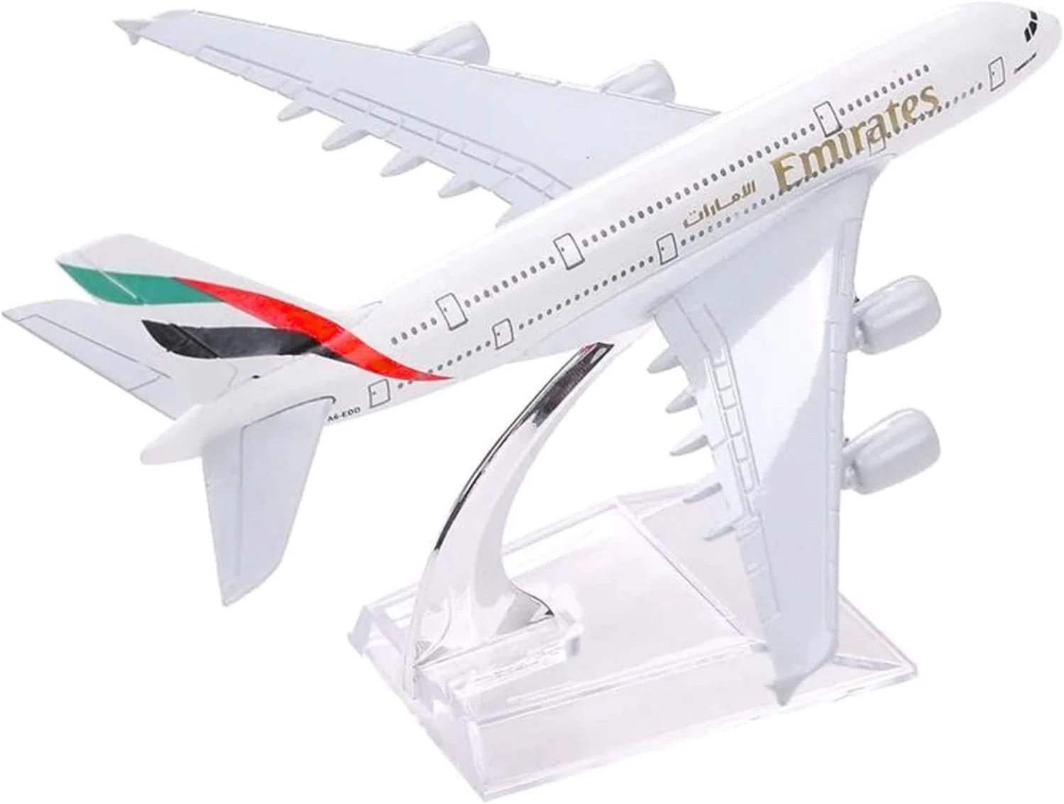مدل هواپیمای ایرباس A380 دایکست لیموس، طول 16 سانتی متر - اسباب بازی کلکسیونی هواپیما به همراه پایه - ایده آل برای علاقه مندان به هوانوردی و کودکان، هدیه تولد کودک، هدیه کریسمس، مدل های هواپیما