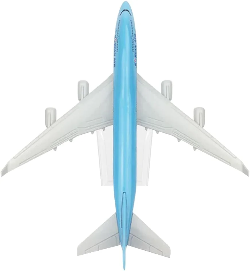 مدل هواپیمای فلزی ایرباس B747-8 هواپیمایی کره به طول ۱۶ سانتی‌متر