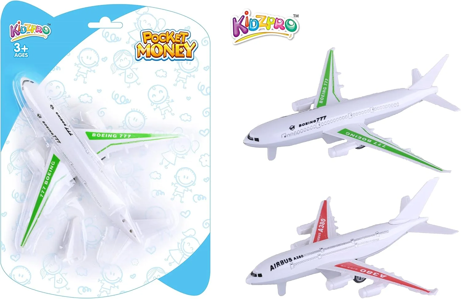 مجموعه هواپیماهای عقب کشیدنی، یک عدد به صورت جداگانه به فروش می رسد