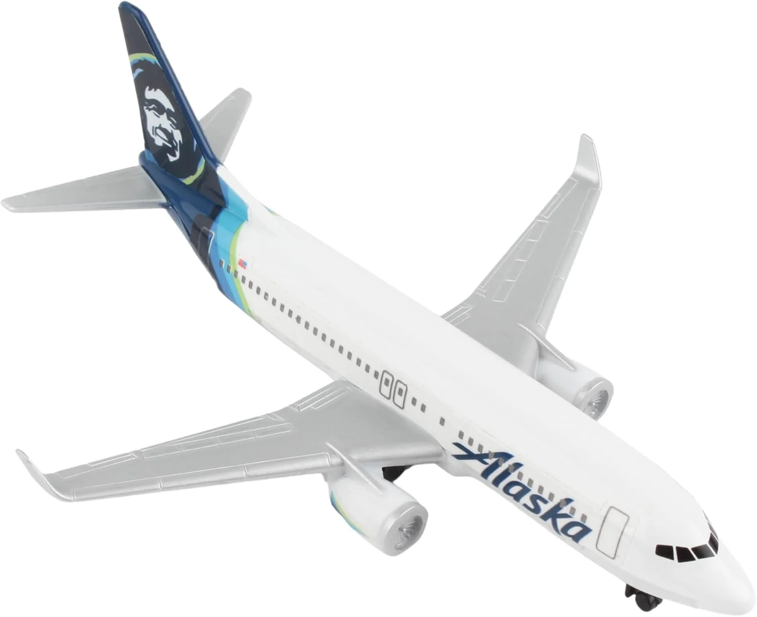 هواپیمای اسباب بازی دارون – خطوط هوایی آلاسکا – مدل هواپیمای فلزی دایکاست با قطعات پلاستیکی برای کودکان 3 سال به بالا