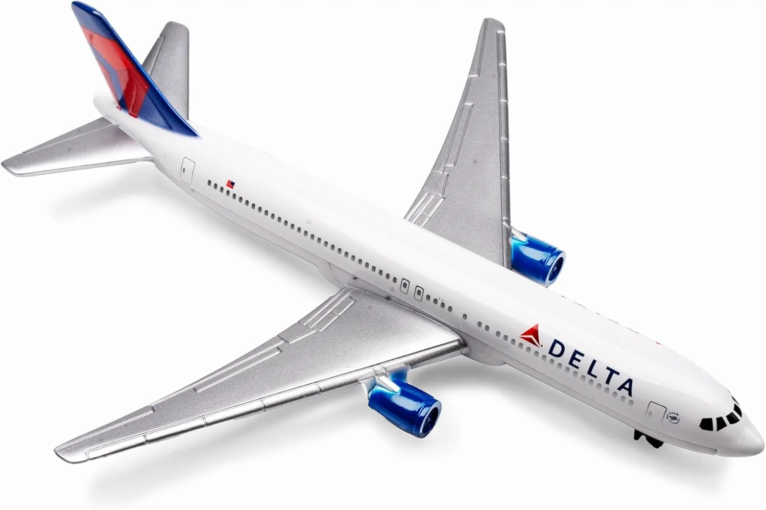 هواپیمای اسباب بازی دارون – خطوط هوایی دلتا – مدل هواپیمای فلزی دایکاست با قطعات پلاستیکی برای کودکان 3 سال به بالا
