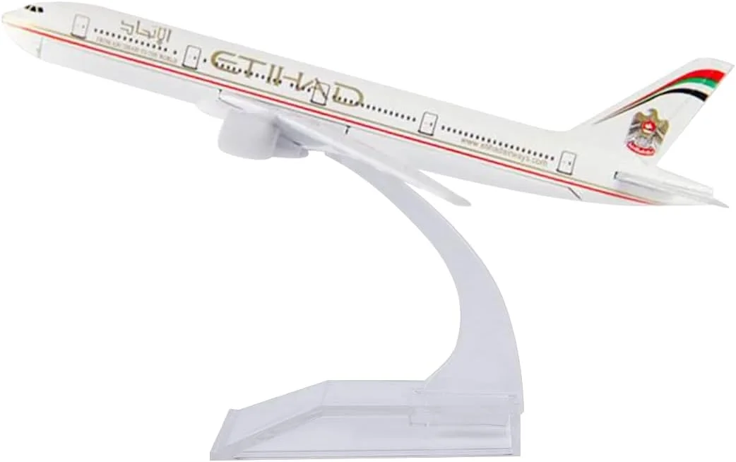 مدل هواپیمای بوئینگ B777 اتحاد، فلزی، طول 16 سانتی متر