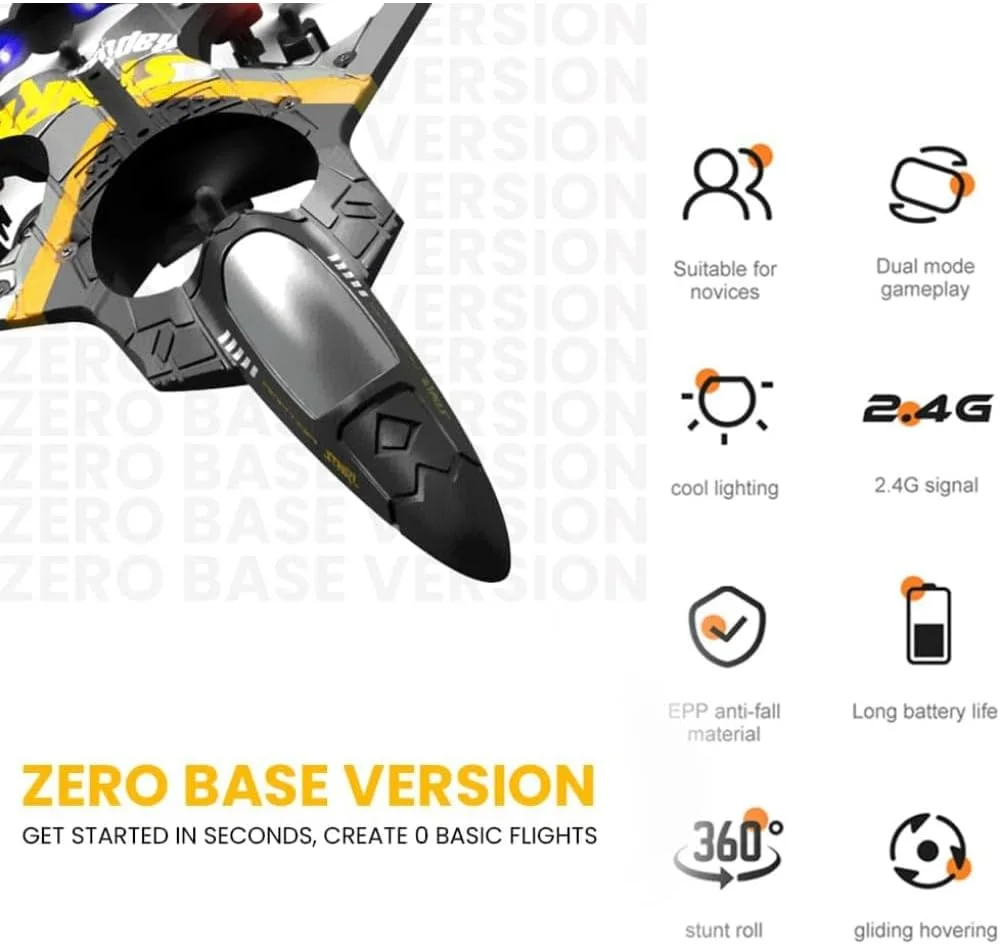 هواپیمای کنترلی AMERTEER برای کودکان | هواپیمای کنترل از راه دور 6 کاناله با چراغ های LED شب | هواپیمای EPP با 4 موتور 2.4 گیگاهرتز | هواپیمای حسگر گرانشی با پرواز آسان برای مبتدیان | بهترین اسباب بازی برای تفریح در فضای باز هواپیمای کنترلی AMERTEER برای کودکان | هواپیمای کنترل از راه دور 6 کاناله با چراغ های LED شب | هواپیمای EPP با 4 موتور 2.4 گیگاهرتز | هواپیمای حسگر گرانشی با پرواز آسان برای مبتدیان | بهترین اسباب بازی برای تفریح در فضای باز