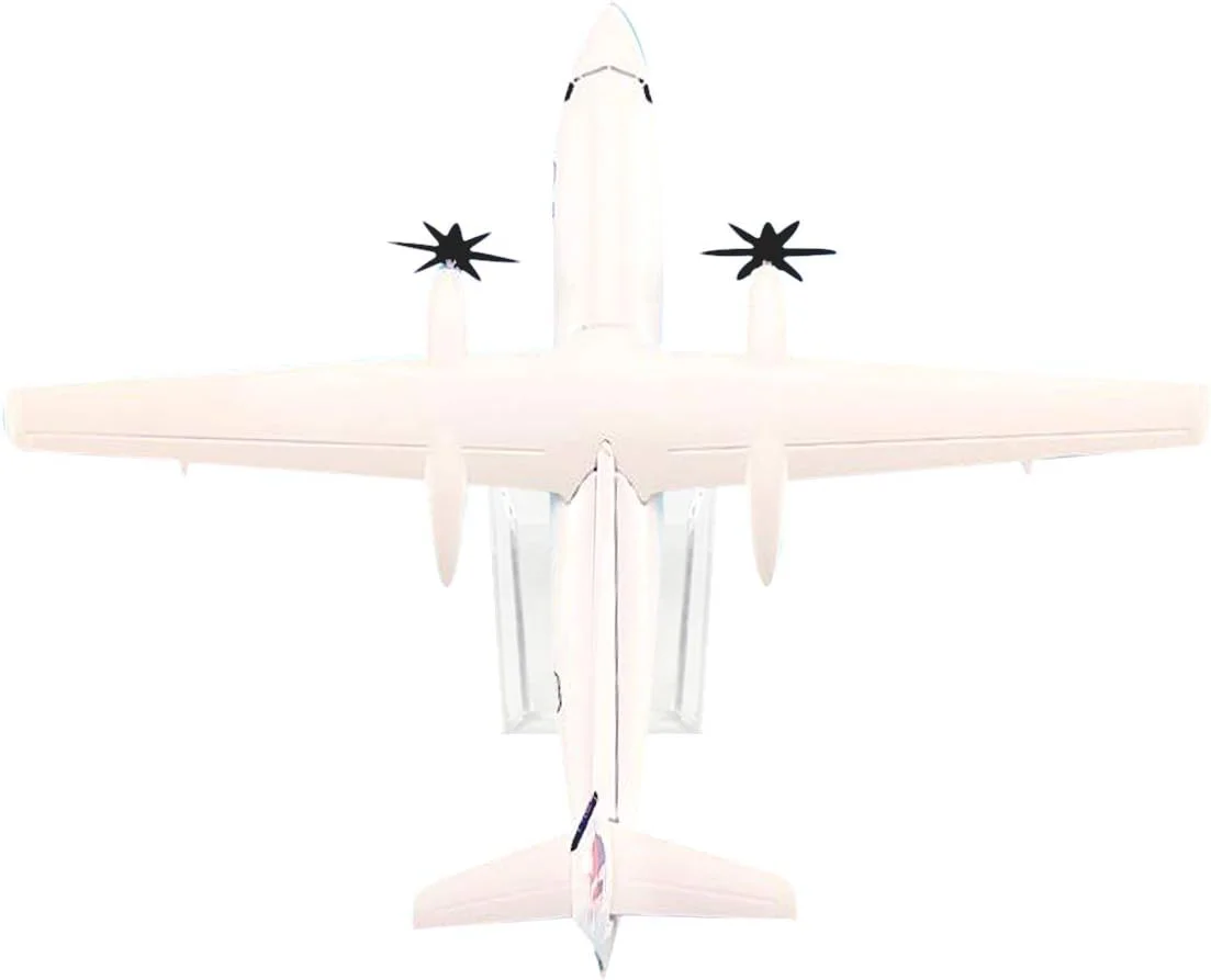 مدل هواپیمای فلزی 16 سانتی متری، مقیاس 1:400، اسباب بازی هواپیما، هدیه تولد کودک (F50 9M-MGC Fokker Malaysia Airlines)