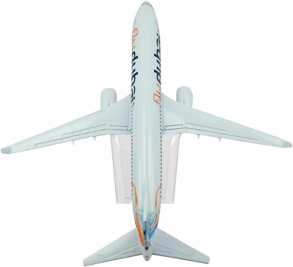مدل هواپیمای فلزی بوئینگ 737 ایرلاین فلای دبی، طول 16 سانتی متر