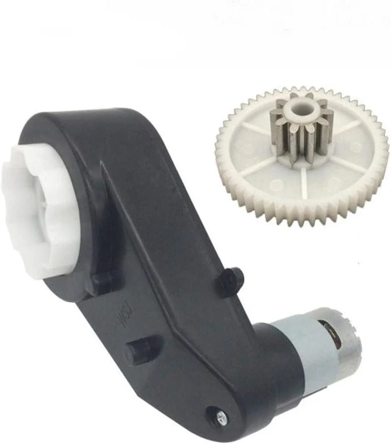 گیربکس 24 ولت 30000 دور در دقیقه weelye با موتور DC 24 ولت با گشتاور بالا برای قطعات ماشین و SUV کودکان، موتور الکتریکی با جعبه دنده موتور DC پرسرعت RS550 مناسب برای اسباب بازی های سواری کودکان