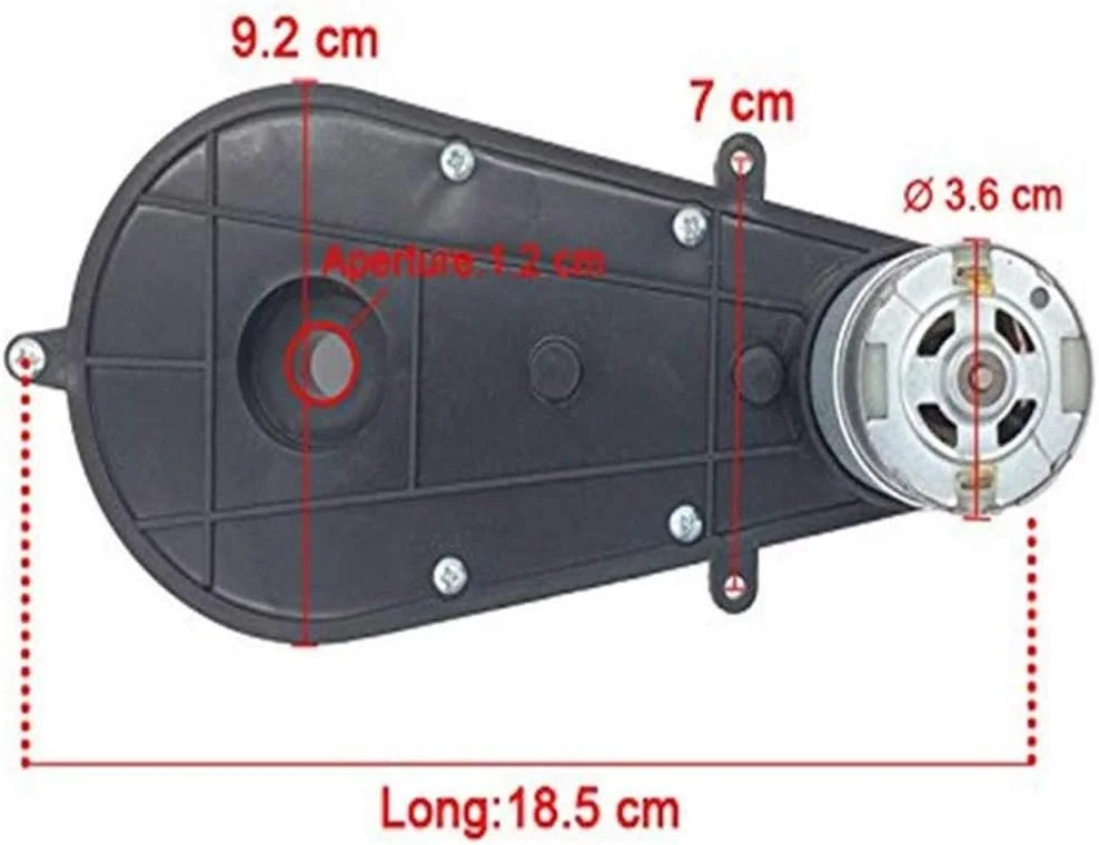 گیربکس 24 ولت 30000 دور در دقیقه weelye با موتور DC 24 ولت با گشتاور بالا برای قطعات ماشین و SUV کودکان، موتور الکتریکی با جعبه دنده موتور DC پرسرعت RS550 مناسب برای اسباب بازی های سواری کودکان گیربکس 24 ولت 30000 دور در دقیقه weelye با موتور DC 24 ولت با گشتاور بالا برای قطعات ماشین و SUV کودکان، موتور الکتریکی با جعبه دنده موتور DC پرسرعت RS550 مناسب برای اسباب بازی های سواری کودکان