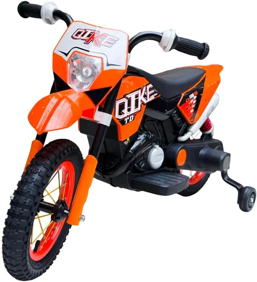 موتور برقی آفرود کودکانه، اسباب بازی سواری با باتری و چراغ جلو، مناسب 3 تا 5 سال موتور برقی آفرود کودکانه، اسباب بازی سواری با باتری و چراغ جلو، مناسب 3 تا 5 سال