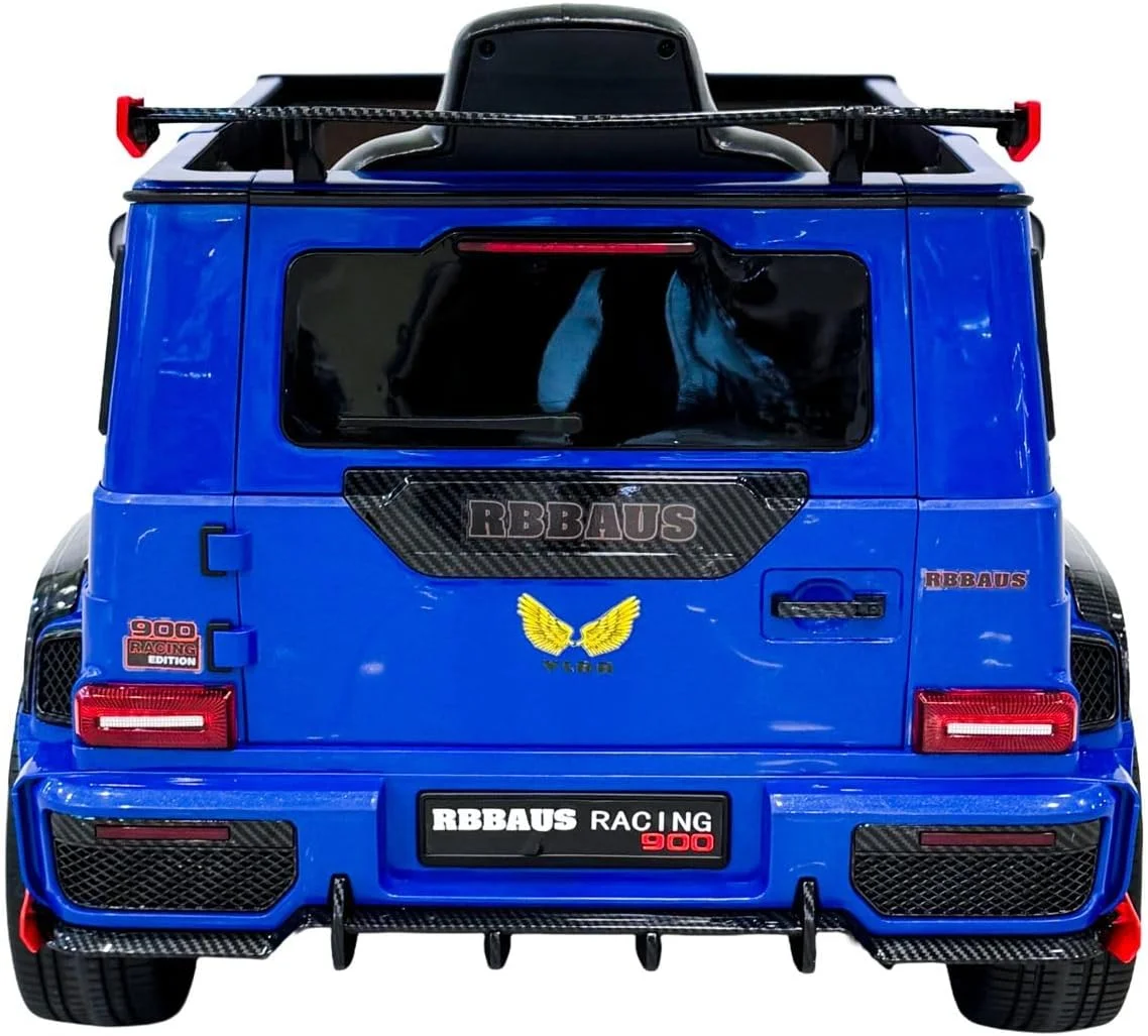 ماشین بازی کودکانه ویالآرای، مدل مسابقهای آبی رنگ، خودروی باتریدار ۱۲ ولت با کنترل از راه دور مناسب برای کودکان ۴ تا ۸ سال ماشین بازی کودکانه ویالآرای، مدل مسابقهای آبی رنگ، خودروی باتریدار ۱۲ ولت با کنترل از راه دور مناسب برای کودکان ۴ تا ۸ سال