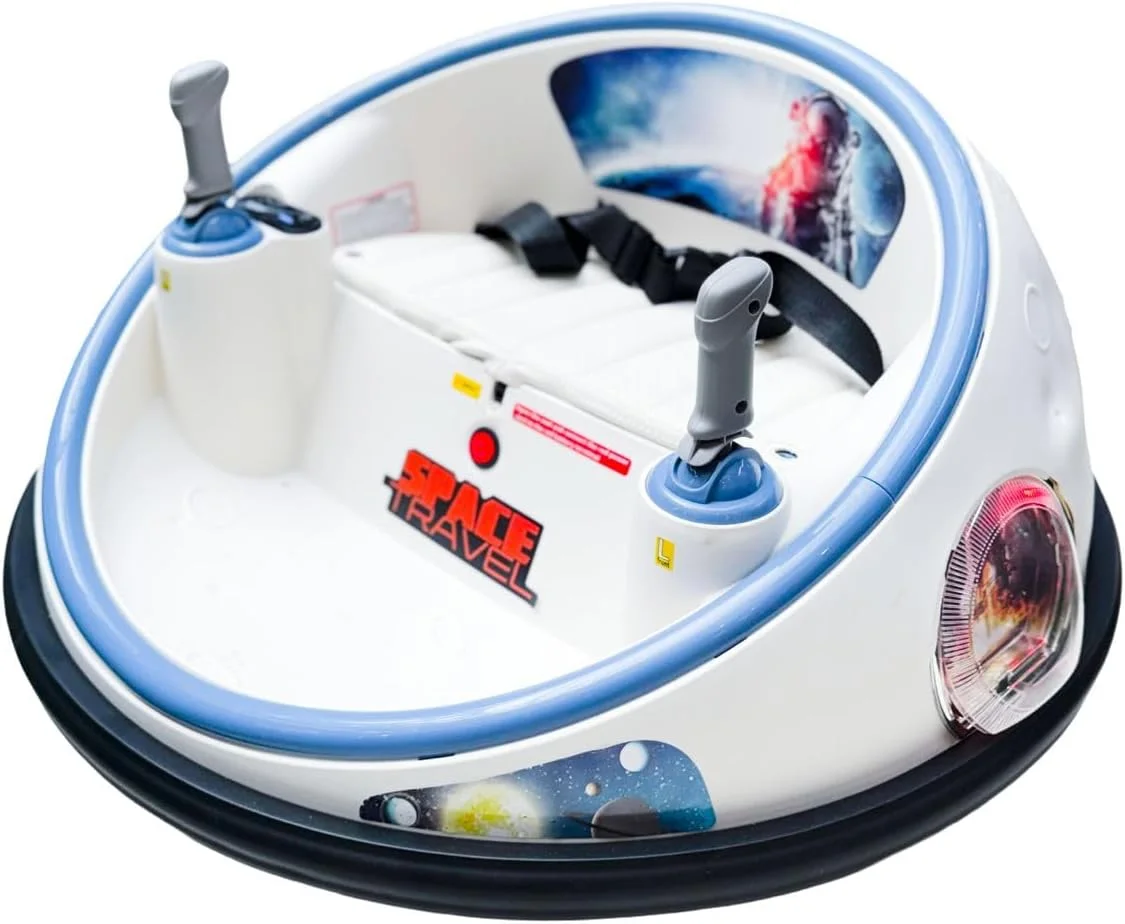 ماشین بازی کودک وی‌ال‌آرای مدل V-2025، رنگ بنفش، با کنترل الکتریکی، مناسب برای سرگرمی کودکان ۲ تا ۵ سال (سفید مشکی)