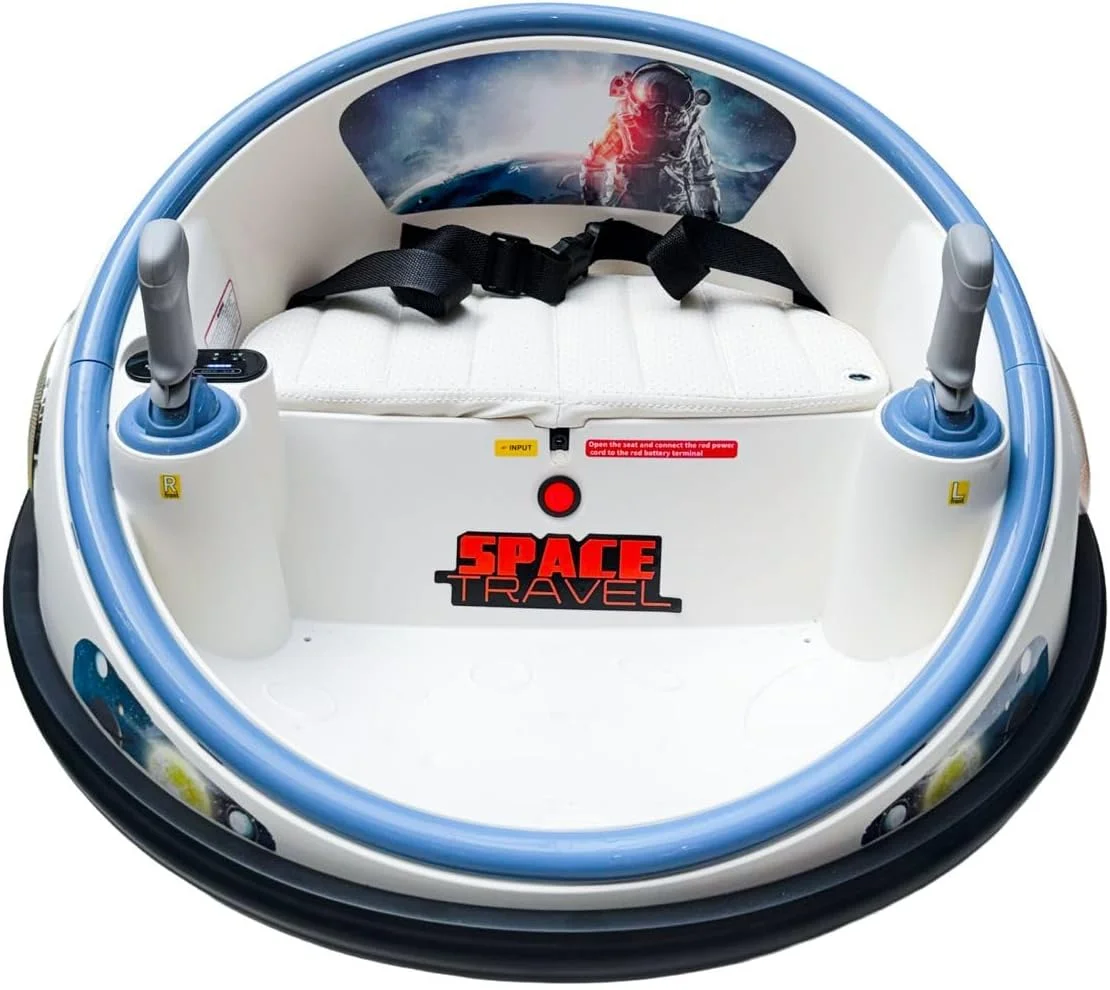 ماشین بازی کودک وی‌ال‌آرای مدل V-2025، رنگ بنفش، با کنترل الکتریکی، مناسب برای سرگرمی کودکان ۲ تا ۵ سال (سفید مشکی)