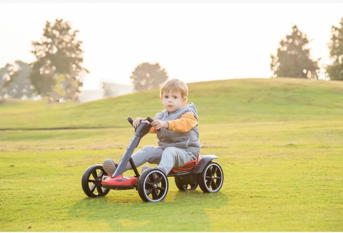 ماشین پدالی کودکانه قرمز - ماشین بازی سواری با پدال - ماشین مسابقه ای تاشو برقی محبوب با رانندگی چند منظوره برای کودکان از TechPlus (قرمز) ماشین پدالی کودکانه قرمز - ماشین بازی سواری با پدال - ماشین مسابقه ای تاشو برقی محبوب با رانندگی چند منظوره برای کودکان از TechPlus (قرمز)