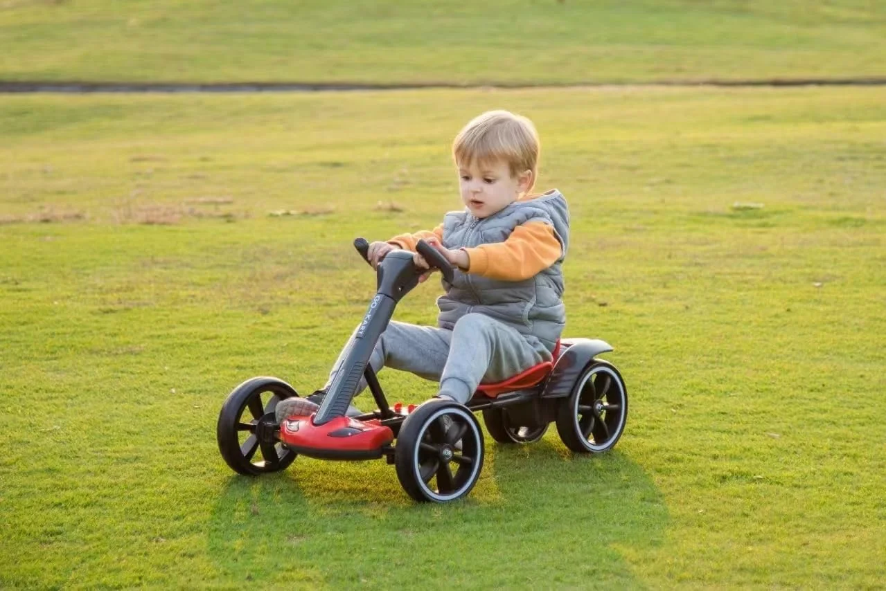 ماشین پدالی کودکانه قرمز - ماشین بازی سواری با پدال - ماشین مسابقه ای تاشو برقی محبوب با رانندگی چند منظوره برای کودکان از TechPlus (قرمز) ماشین پدالی کودکانه قرمز - ماشین بازی سواری با پدال - ماشین مسابقه ای تاشو برقی محبوب با رانندگی چند منظوره برای کودکان از TechPlus (قرمز)