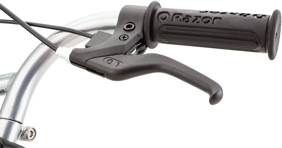 سه چرخه برقی Razor PowerRider 360 برای کودکان 8 سال به بالا - حداکثر سرعت 9 مایل در ساعت، دوشاخه فولادی جوش داده شده، سواری با نیروی 12 ولت، برای سوارکاران تا وزن 120 پوند