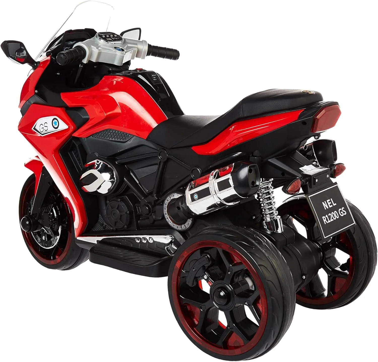 موتور سیکلت سواری قدرتی برای کودکان - قرمز