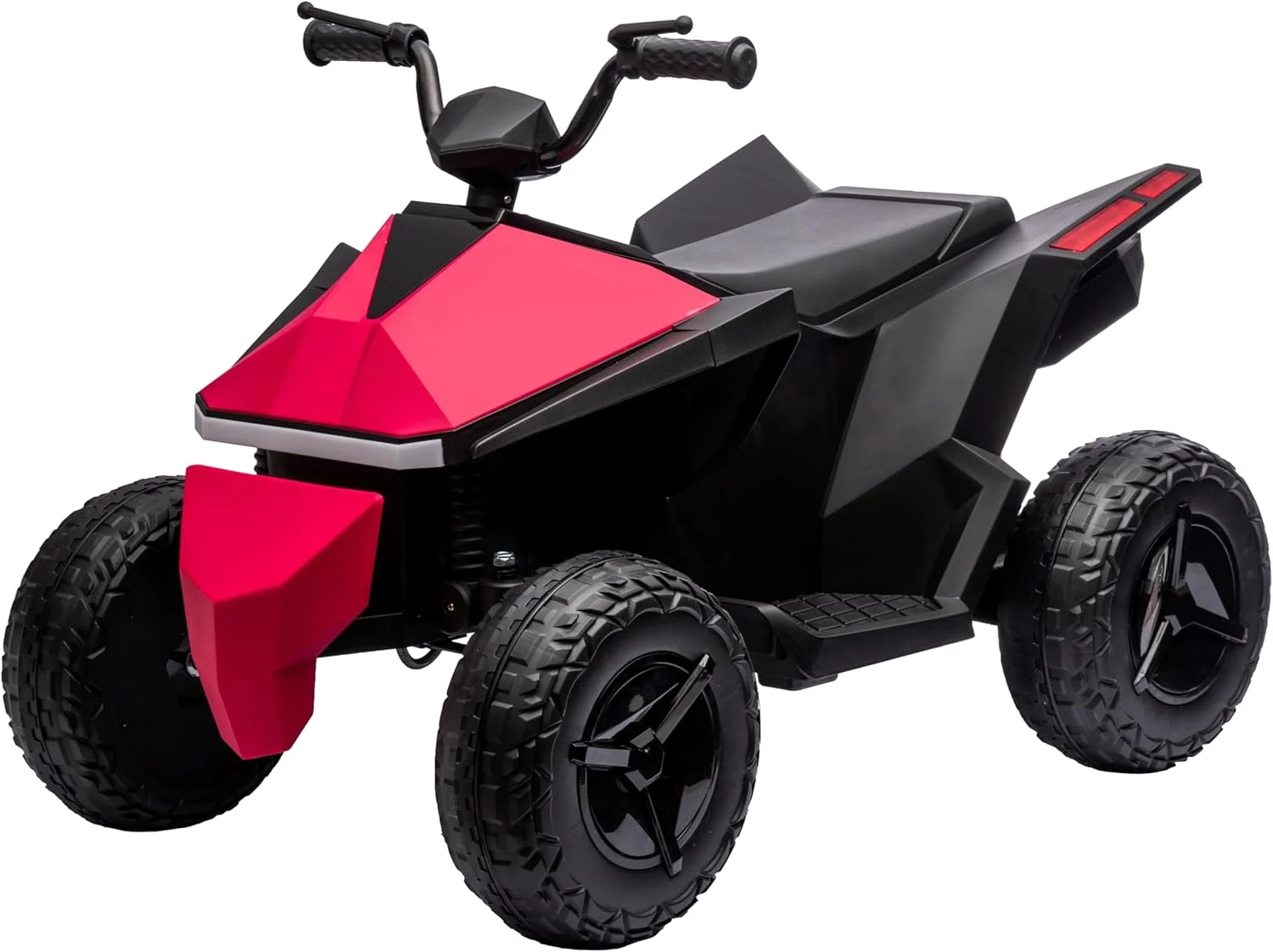 موتور چهار چرخ کودک مدل LB 686EL، موتور سواری، موتور الکتریکی شارژی، ماشین رانندگی با کنترل از راه دور، چراغ و موسیقی برای سنین 3-6 سال، قرمز