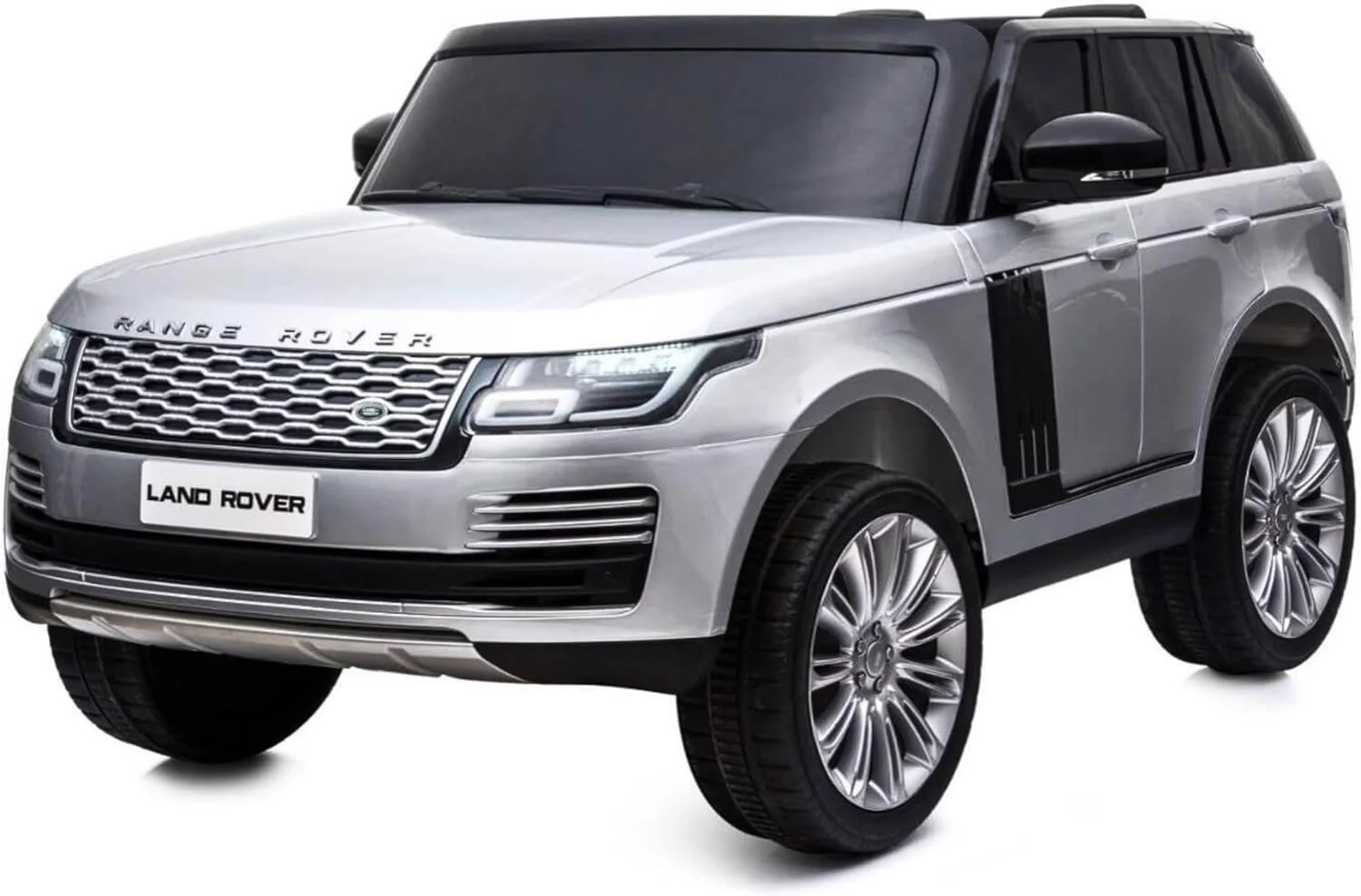 ماشین سواری لندرور دو سرنشینه SUV برقی - 24 ولت، نقره ای