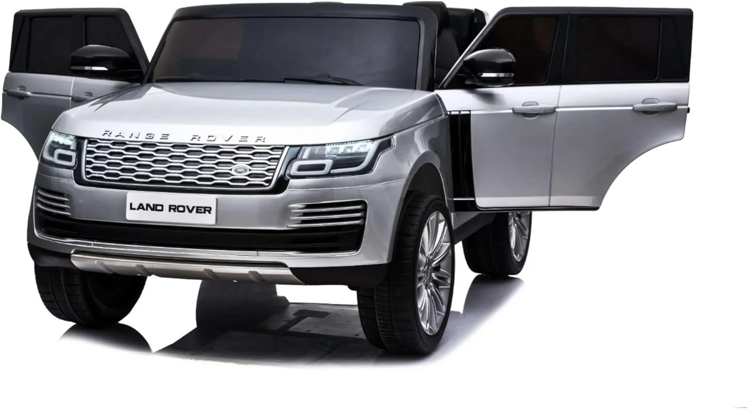 ماشین سواری لندرور دو سرنشینه SUV برقی - 24 ولت، نقره ای