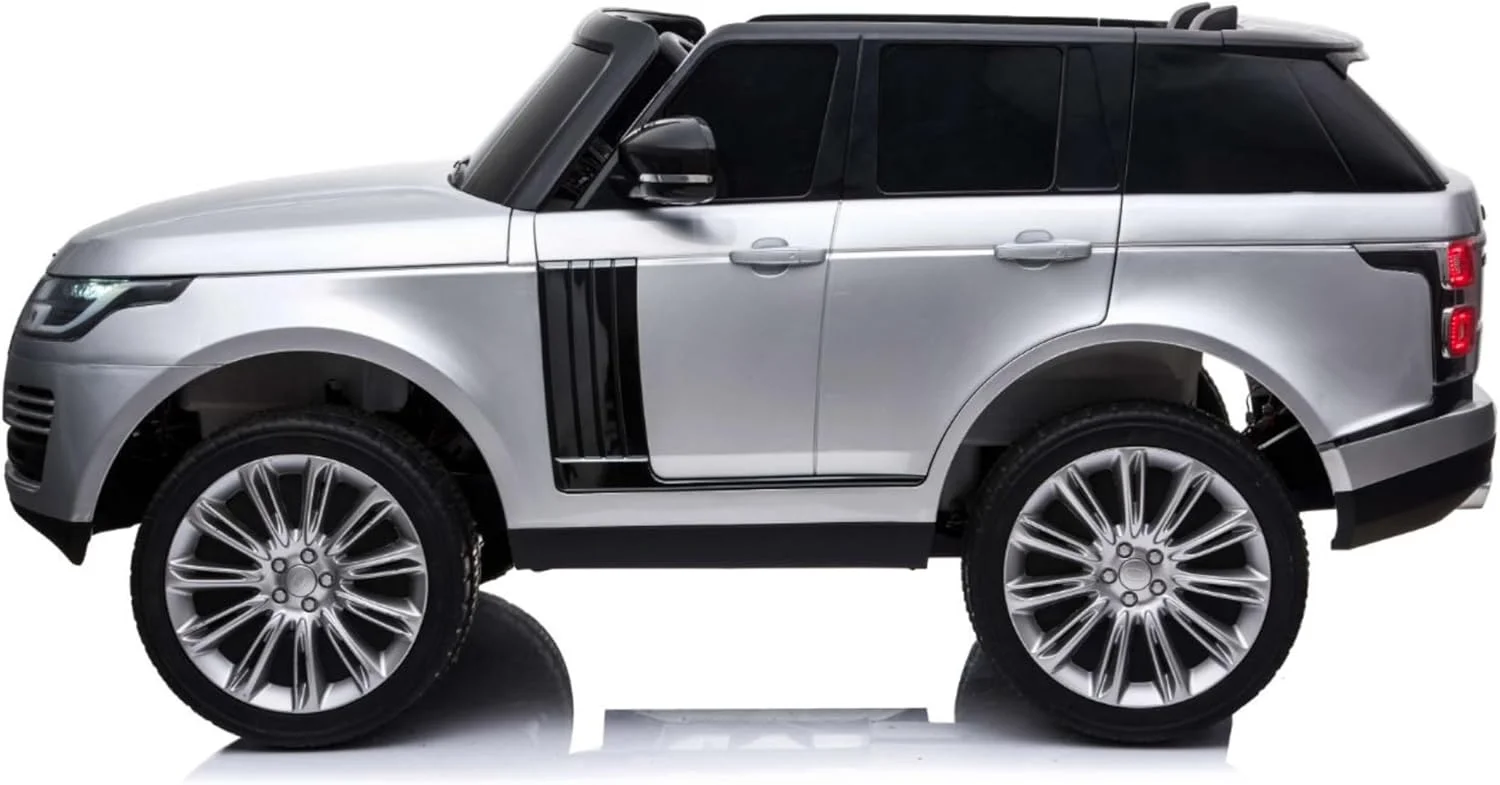 ماشین سواری لندرور دو سرنشینه SUV برقی - 24 ولت، نقره ای