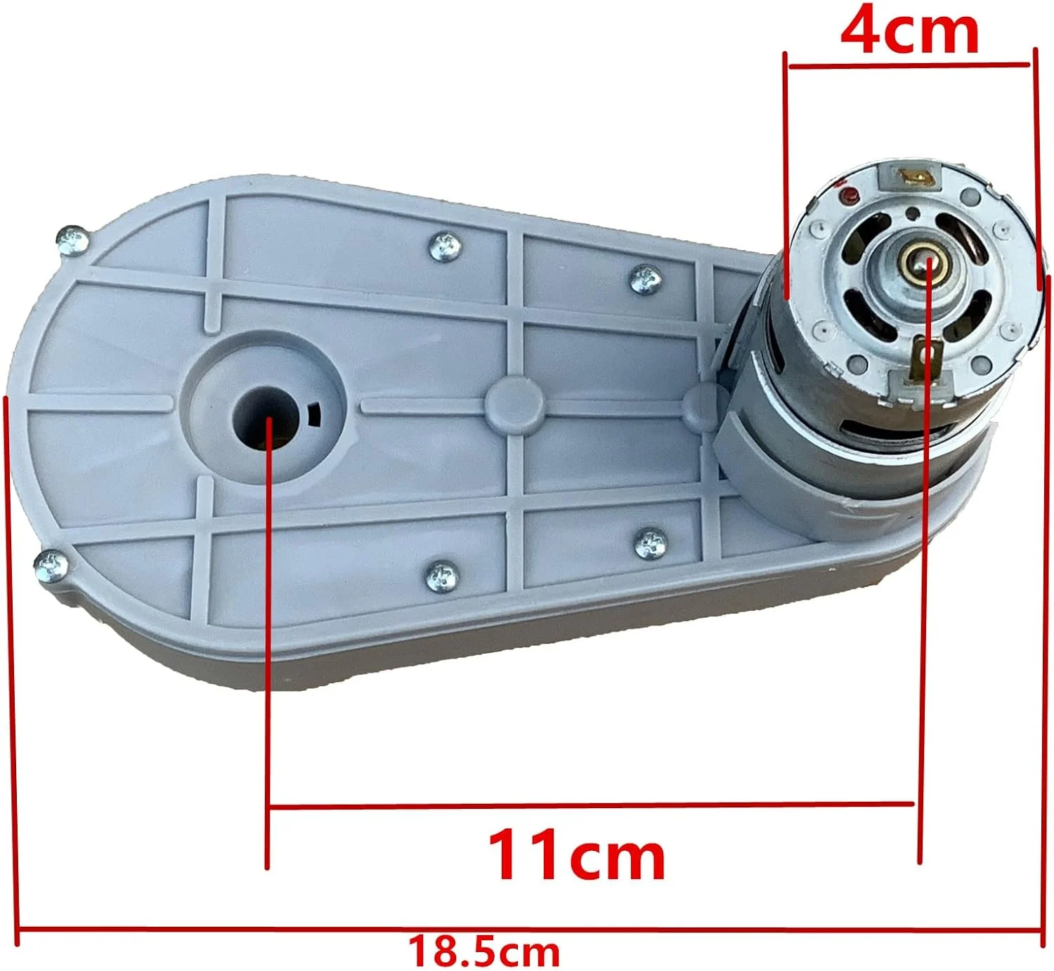 گیربکس ماشین شارژی کودک مدل W5-30 با موتور 775 24 ولت، گیربکس 24 ولتی موتور پرسرعت برای قطعات جایگزین اسباب بازی های سواری الکتریکی کودکان