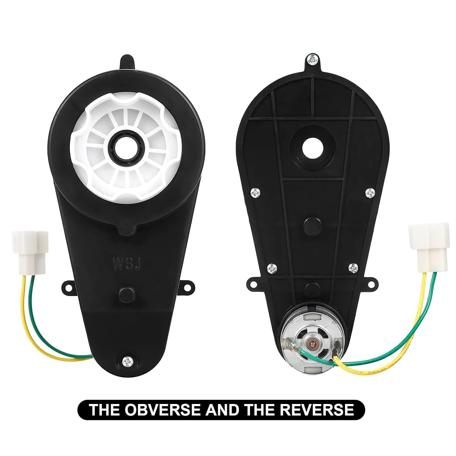 موتور 6 ولت 20000 دور در دقیقه KASTWAVE، گیربکس موتور الکتریکی ماشین کودکانه 62 ولت، موتور سیکلت، موتور درایو RS550 پرسرعت، مناسب برای موتورهای ماشین اسباب بازی کودکانه (2 عدد)