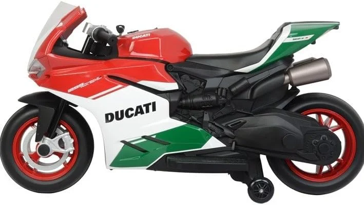 موتور سیکلت سواری برقی کودکانه - 12 ولت - قرمز