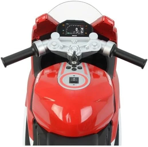 موتور سیکلت سواری برقی کودکانه - 12 ولت - قرمز