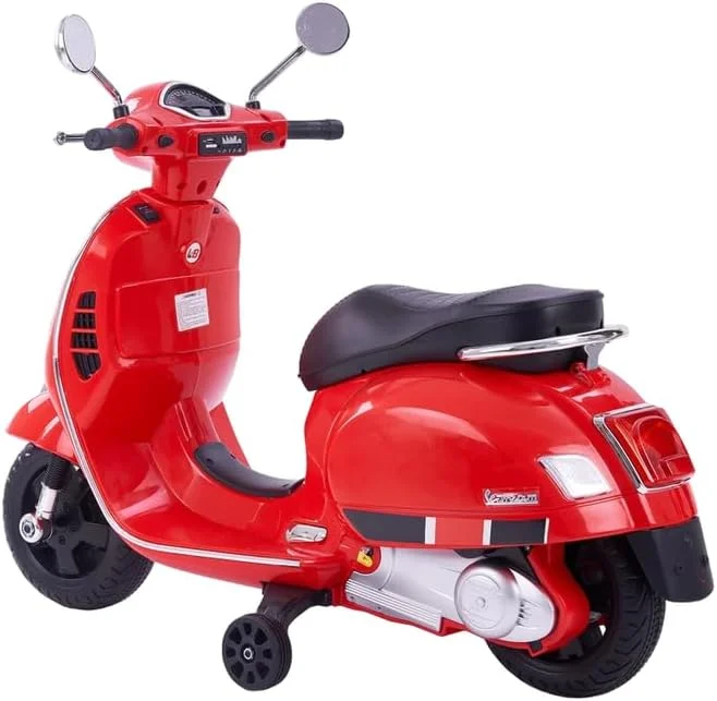 اسکوتر سواری وسپا برقی، مناسب کودکان، پلاستیک و فولاد، 88 x 34 x 45 سانتی متر، 11.2 کیلوگرم، قرمز، اسباب بازی آمشام، نیاز به مونتاژ اسکوتر سواری وسپا برقی، مناسب کودکان، پلاستیک و فولاد، 88 x 34 x 45 سانتی متر، 11.2 کیلوگرم، قرمز، اسباب بازی آمشام، نیاز به مونتاژ