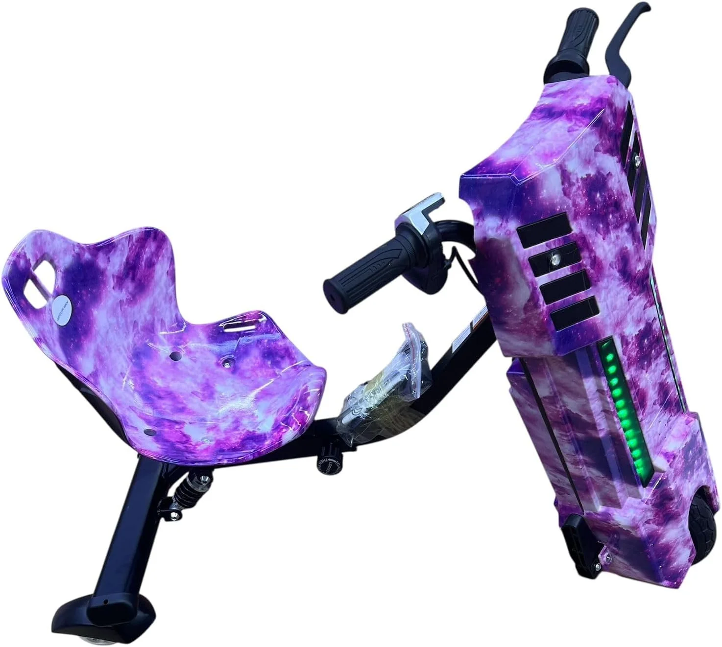 اسکوتر دریفت برقی کودکان، اسباب بازی سواری 36 ولت، عملکرد دریفت 360 درجه، طراحی ایمن برای پسران و دختران (بنفش)