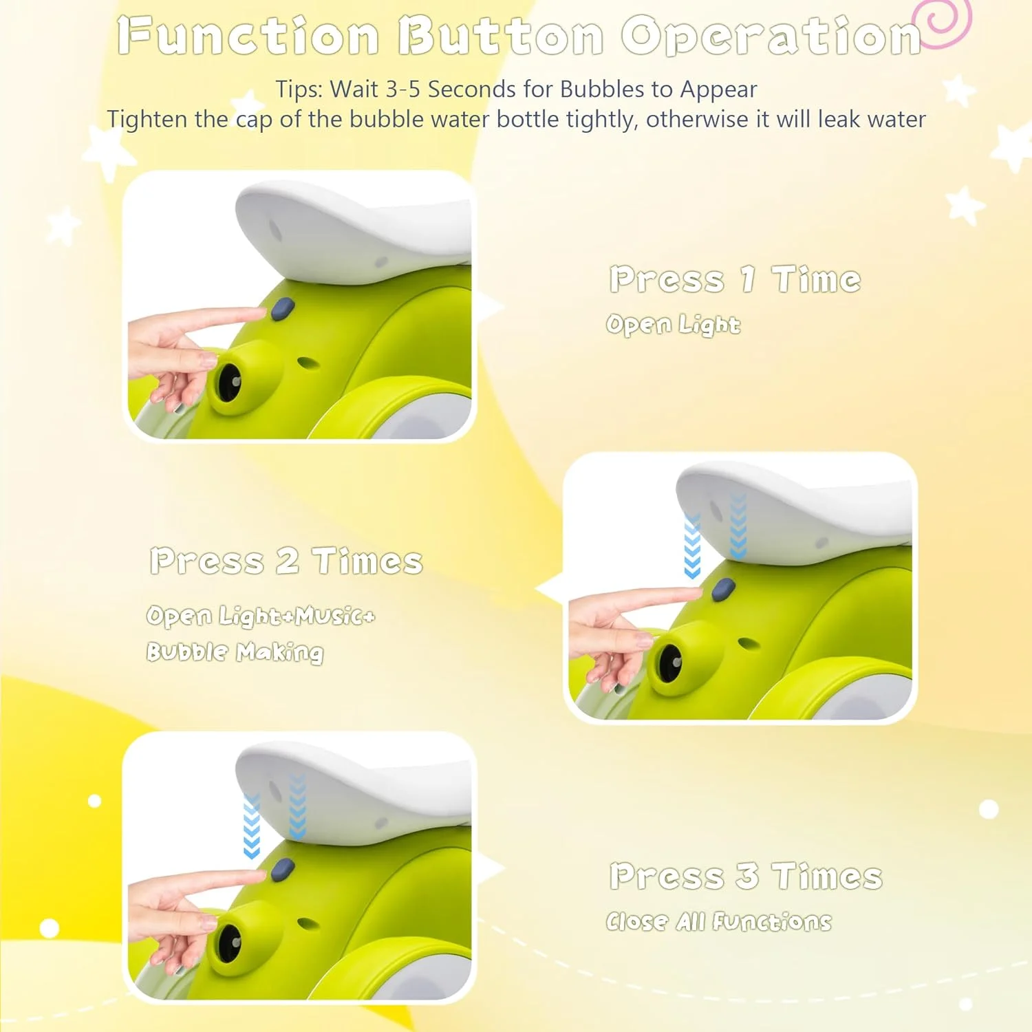 موتور تعادلی برقی کودک با کنترل از راه دور والدین، موتور تعادلی 4 چرخ کودک با باتری 6 ولت و حباب ساز، اسباب بازی موتور سیکلت سواری 4 در 1 برای کودکان 12-48 ماهه (فیروزه ای)