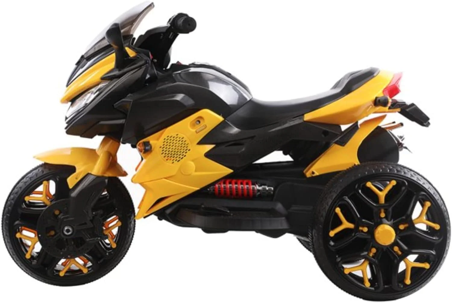 موتور سه چرخه شارژی کودک DORSA - اسپرت و شیک (زرد)