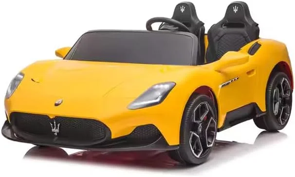 خودروی سواری الکتریکی مازراتی مدل DORSA-24V - ترکیبی از قدرت، استایل و سرگرمی (زرد)