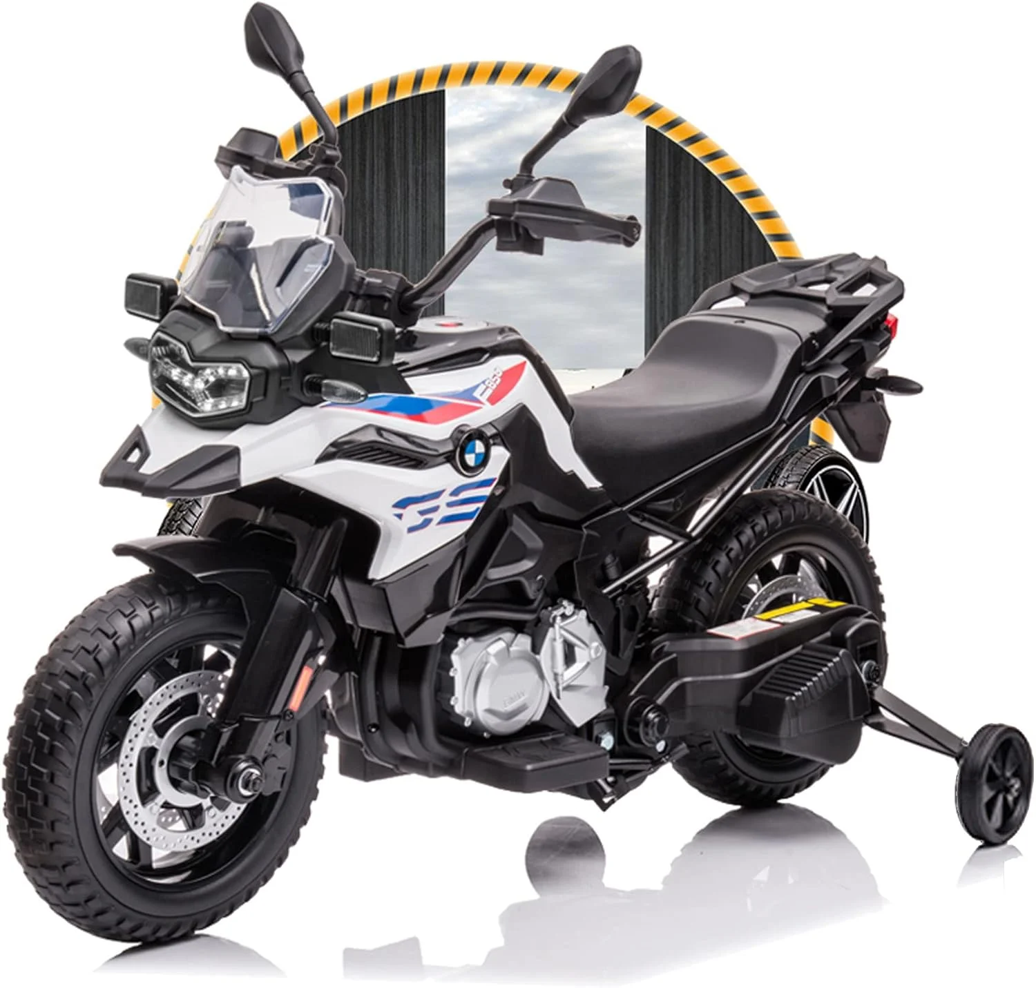 موتور سیکلت برقی کودکانه مدل F850 GS دارای مجوز JT5002A - رنگ سفید