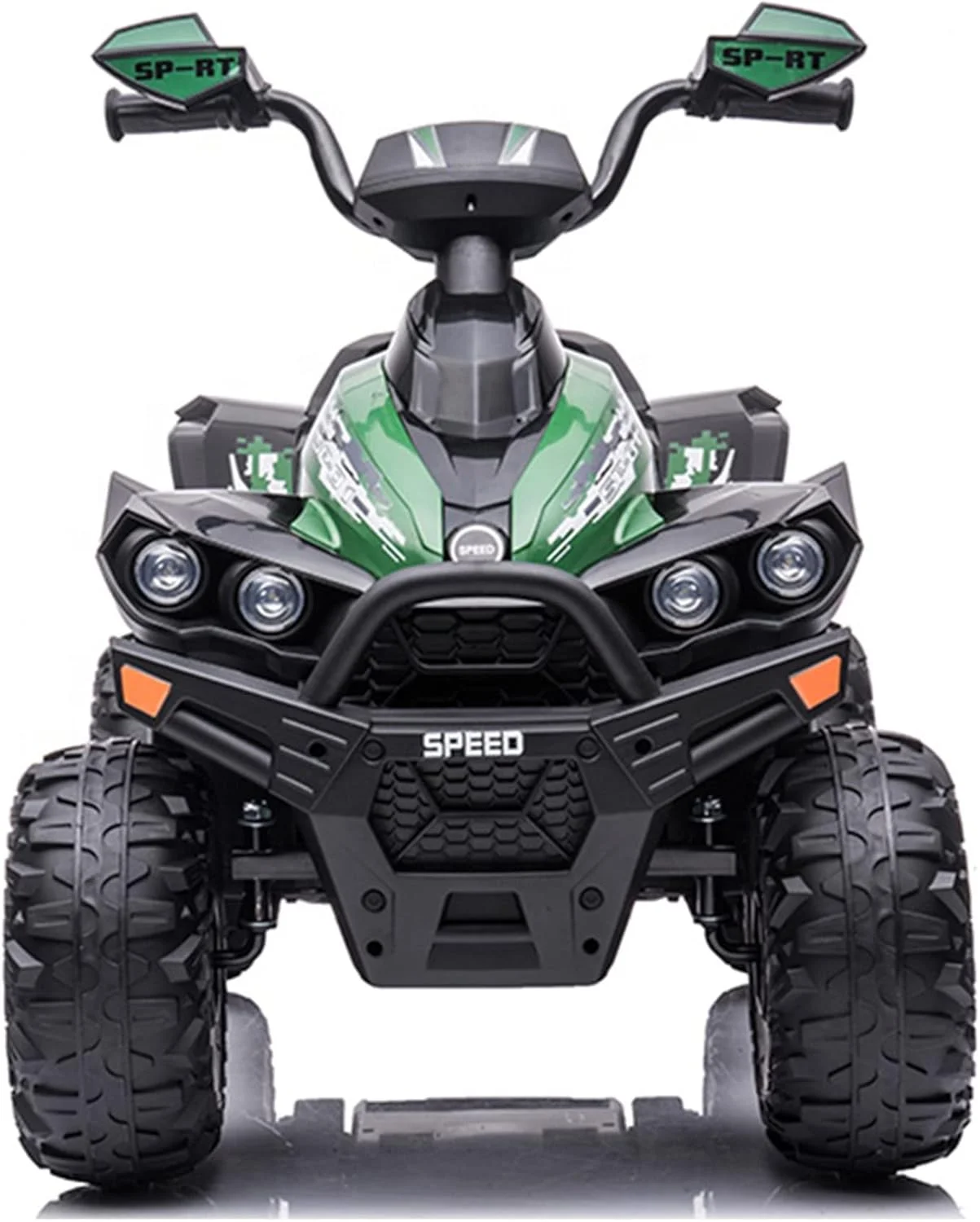 ماشین اسباب بازی کودکانه چهار چرخ مدل DERAK، موتور برقی 12 ولت با باتری، مناسب کودکان، چرخ های EVA و صندلی چرمی - سبز ماشین اسباب بازی کودکانه چهار چرخ مدل DERAK، موتور برقی 12 ولت با باتری، مناسب کودکان، چرخ های EVA و صندلی چرمی - سبز