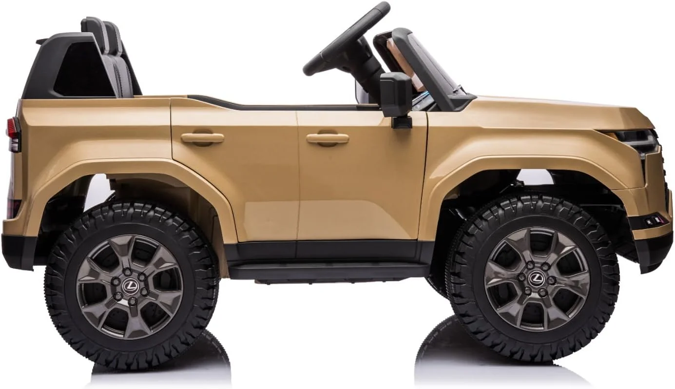 ماشین سواری الکتریکی مدل لکسوس GX550 برای کودکان - سفید (بژ)