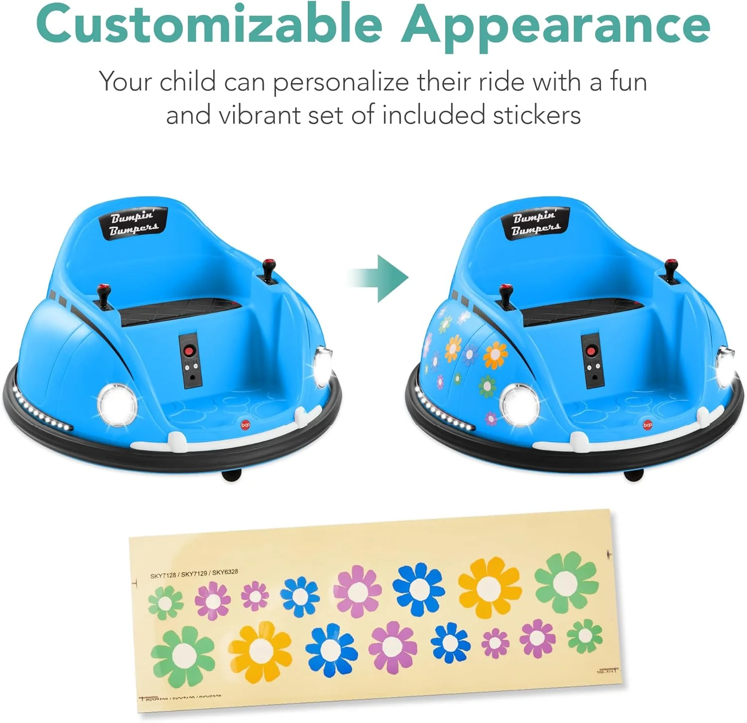 ماشین بازی کودکانه برقی 6 ولتی با قابلیت چرخش 360 درجه، مناسب برای کودکان 1.5 تا 6 سال، دارای ریموت کنترل والدین، چراغ و صدا - آبی روشن ماشین بازی کودکانه برقی 6 ولتی با قابلیت چرخش 360 درجه، مناسب برای کودکان 1.5 تا 6 سال، دارای ریموت کنترل والدین، چراغ و صدا - آبی روشن