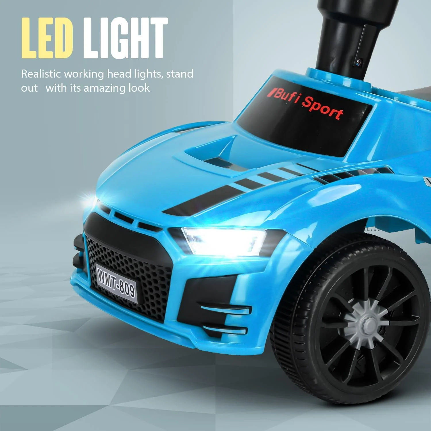 ماشین بازی کودک Baybee Bufi، ماشین سواری با قابلیت هل دادن با موسیقی، نور، صندلی راحت و فضای ذخیره سازی | ماشین کودک نوپا | ماشین هل دادنی برای کودکان 1 تا 4 سال دختر پسر (آبی) ماشین بازی کودک Baybee Bufi، ماشین سواری با قابلیت هل دادن با موسیقی، نور، صندلی راحت و فضای ذخیره سازی | ماشین کودک نوپا | ماشین هل دادنی برای کودکان 1 تا 4 سال دختر پسر (آبی)