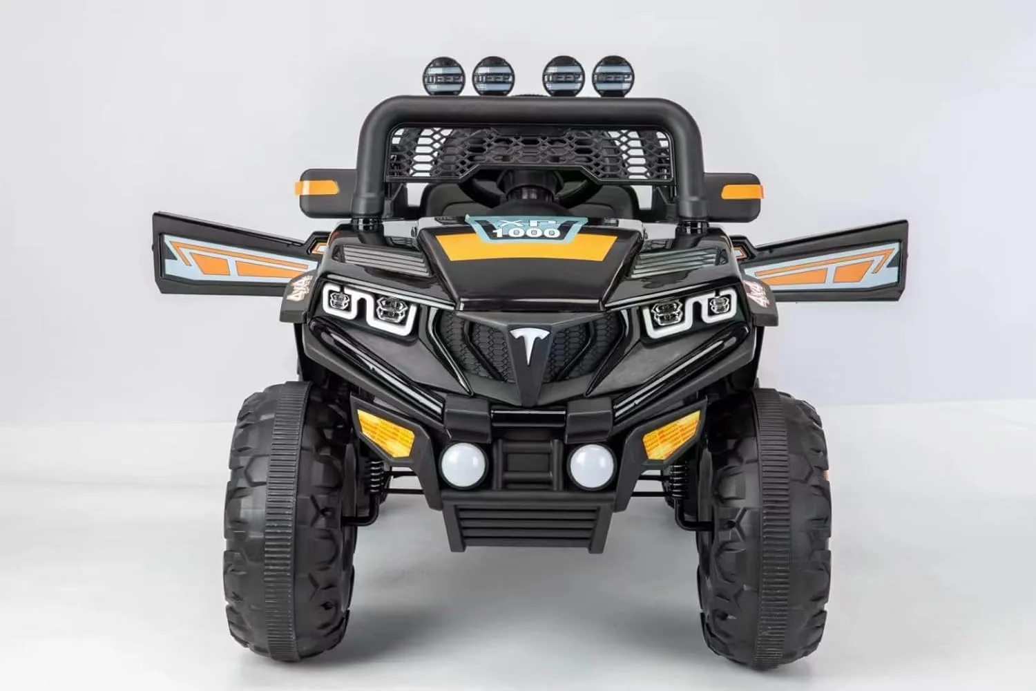 ماشین بازی کودکانه دورسا مدل Warlock XP 1000، با باتری 12 ولت، مناسب کودکان 2 تا 6 سال، دارای موزیک، صدا و نور - رنگ مشکی