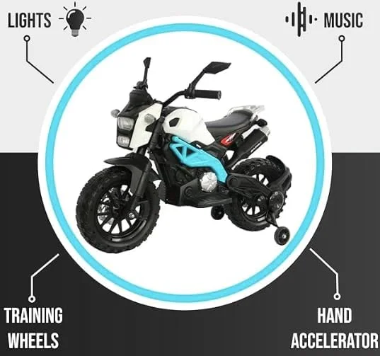 موتورسیکلت سواری قدرتی با باتری برای کودکان LB 444EL، موتور برقی سواری با چرخ های کمکی، اسباب بازی نشستن و رانندگی هدیه برای پسران دختران، بهترین موتور برای 3-7 سال. (آبی) موتورسیکلت سواری قدرتی با باتری برای کودکان LB 444EL، موتور برقی سواری با چرخ های کمکی، اسباب بازی نشستن و رانندگی هدیه برای پسران دختران، بهترین موتور برای 3-7 سال. (آبی)