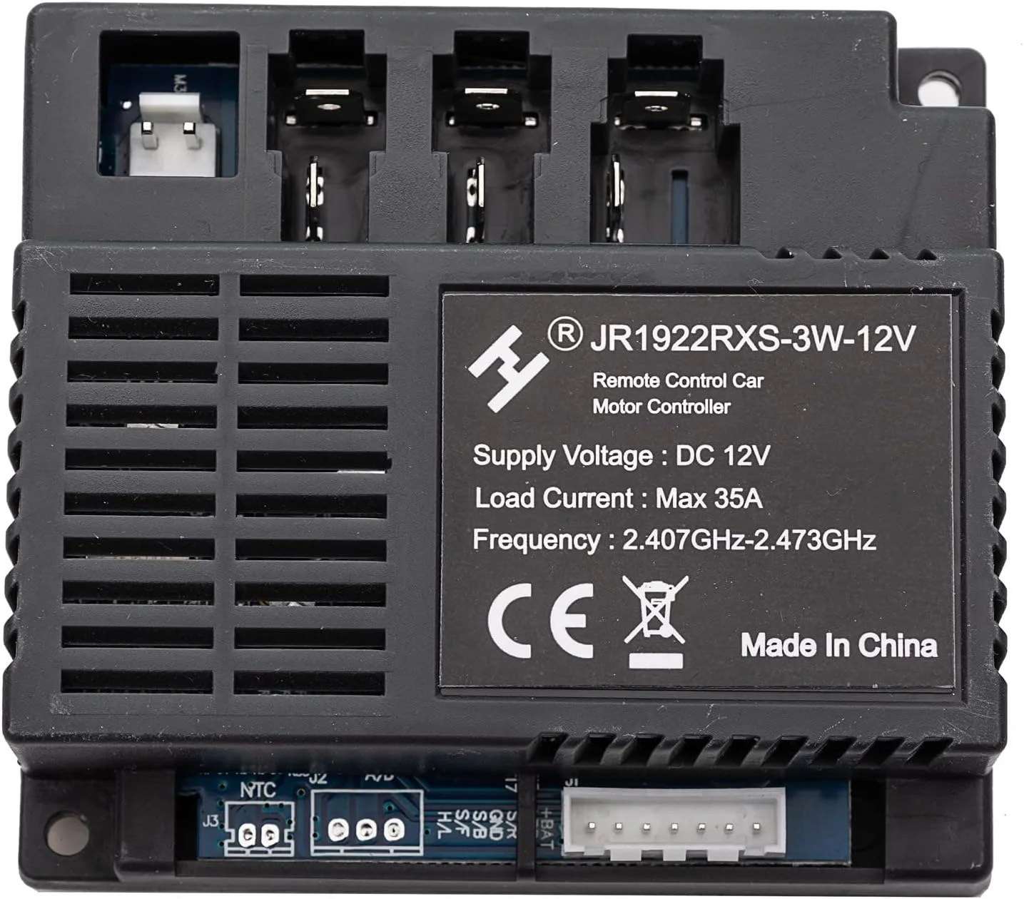 برد کنترل ماشین شارژی کودک ویلی مدل JR1922RXS-3W-12V، قطعه جایگزین برای اسباب بازی های سواری الکتریکی کودکان