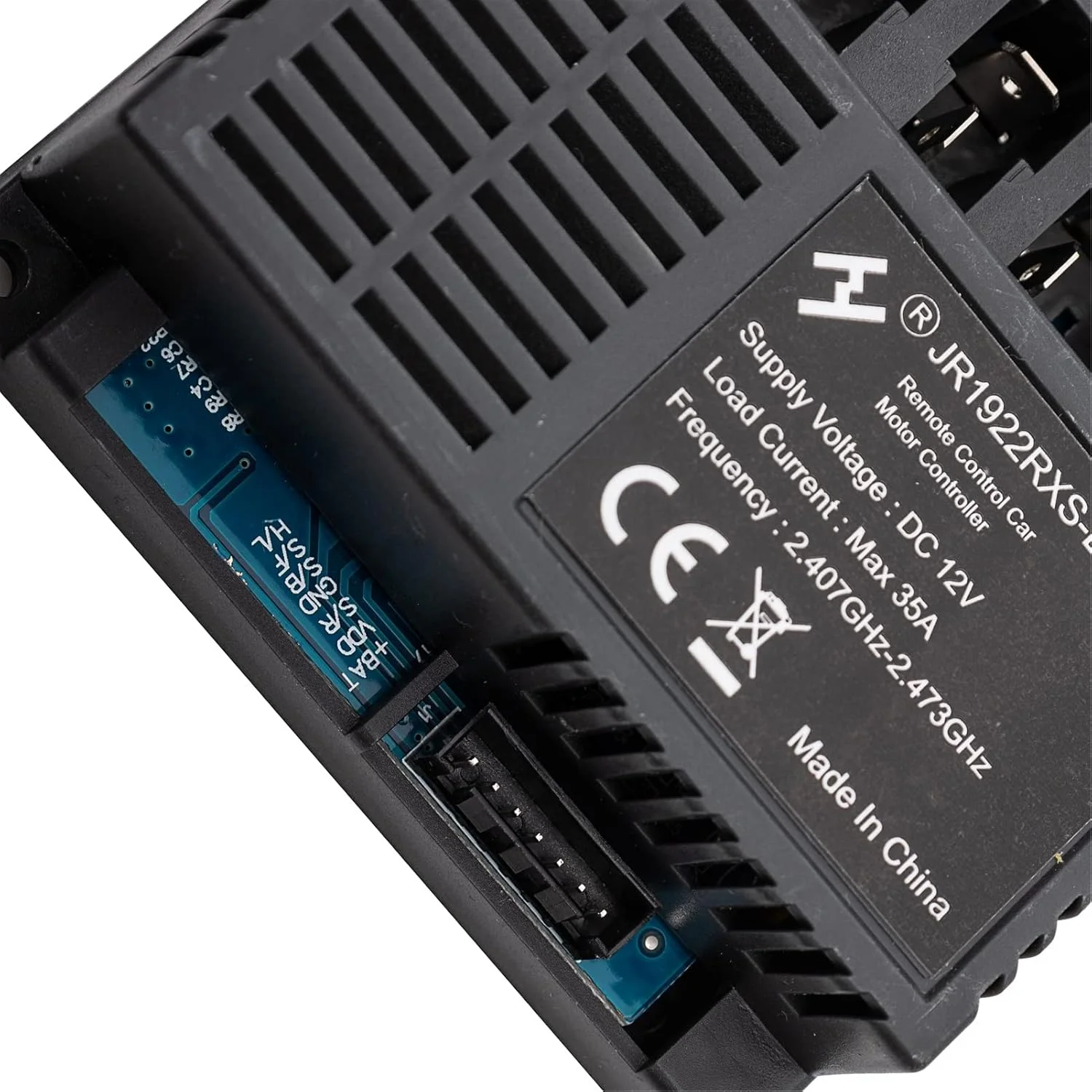 کیت کنترل از راه دور بلوتوثی 2.4G و گیرنده 12 ولت JR1922RXS-D2 برای ماشین های سواری کودکان، جعبه کنترل لوازم جانبی برای قطعات جایگزین ماشین های برقی کودکان