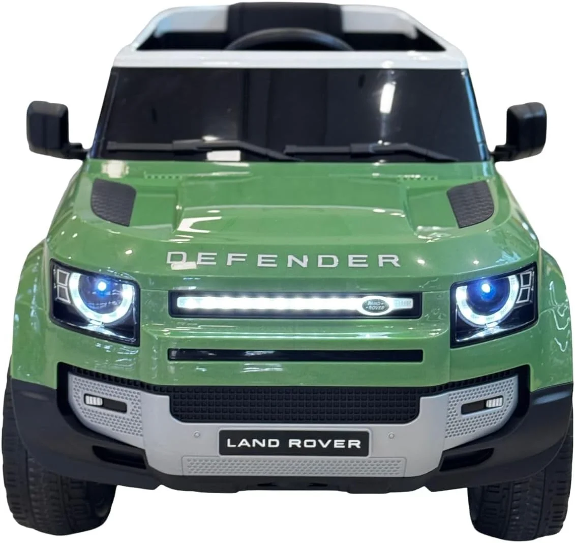 ماشین بازی کودکانه مدل WINNER Defender، 12 ولت، قرمز با چراغ های LED، نسخه AMG مناسب 3 تا 7 سال (سبز)