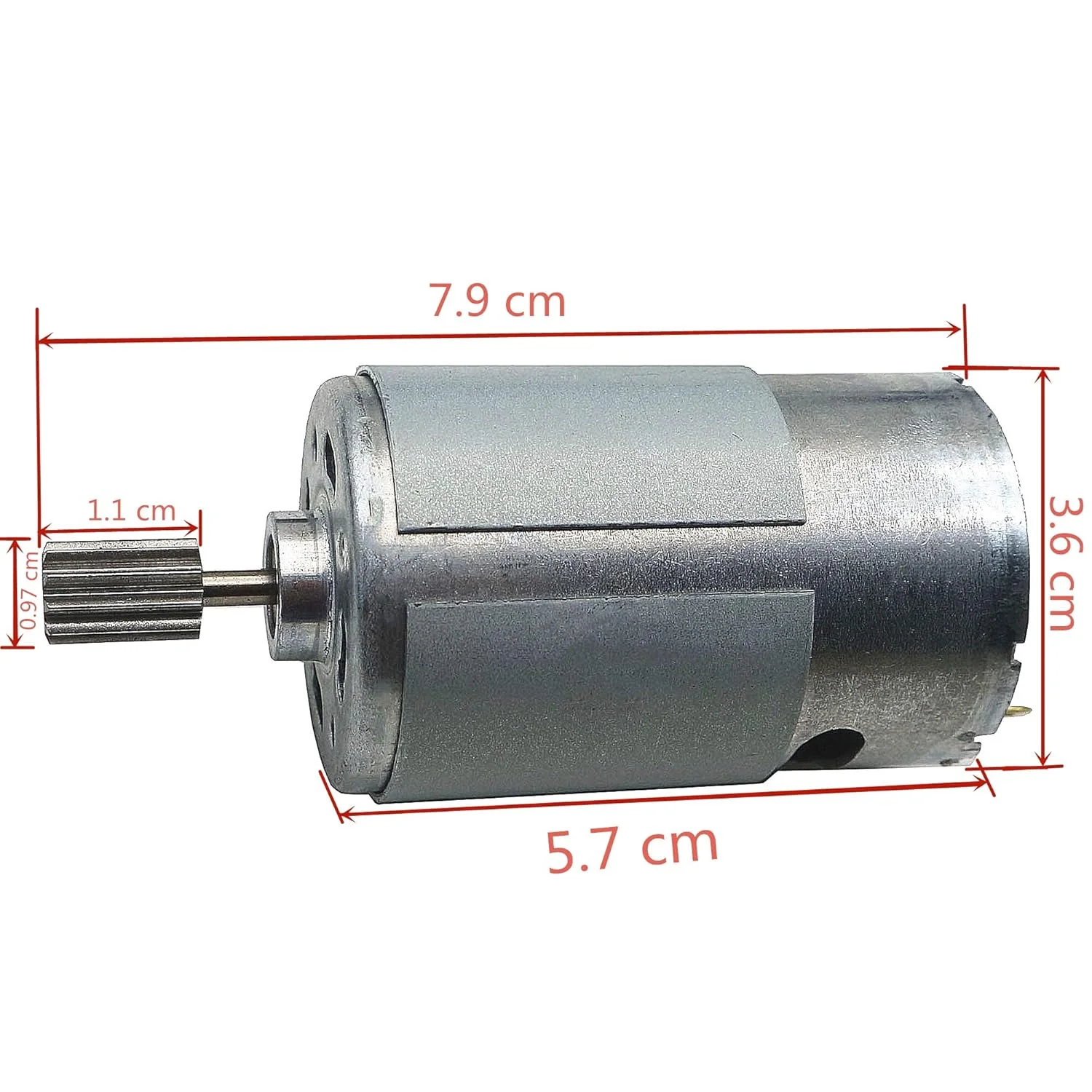 موتور الکتریکی 550 24 ولت 30000 دور در دقیقه برای ماشین های سواری کودکان - 2 عدد