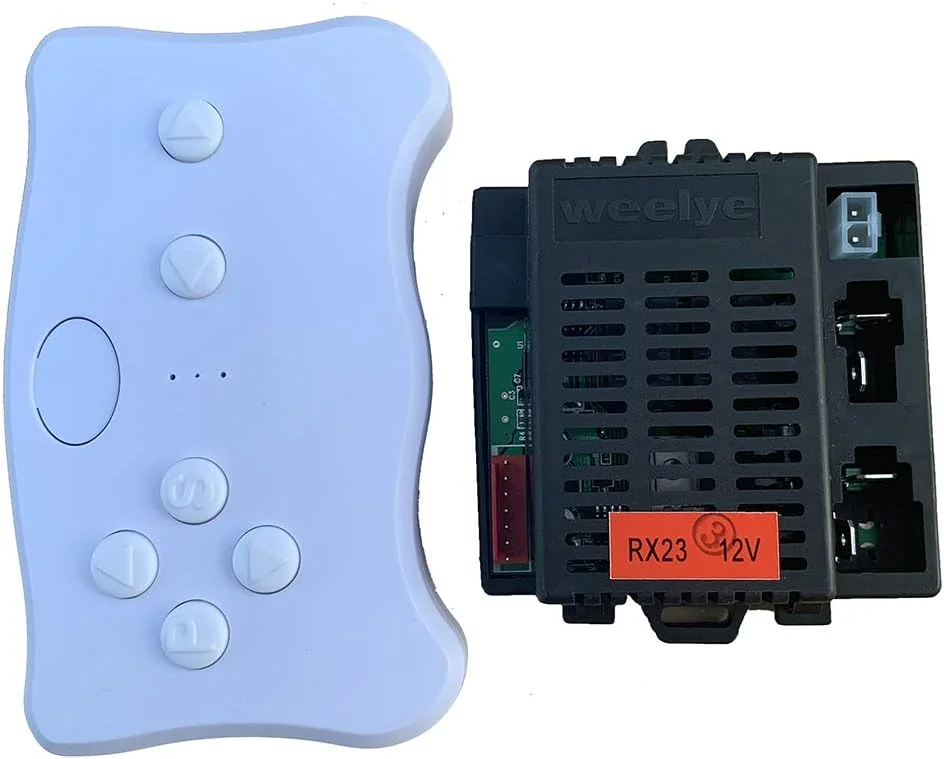 کیت کنترل از راه دور بلوتوثی 2.4G مدل weelye RX23 و گیرنده، مناسب ماشین های سواری کودکانه، جعبه کنترل لوازم جانبی برای قطعات جایگزین ماشین های برقی کودکان