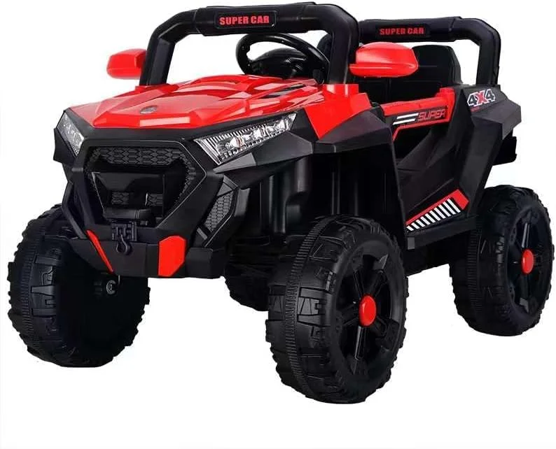 ماشین بازی کودکانه جیپ 4x4 آفرود - ماشین الکتریکی مینی شاسی بلند با قابلیت آموزش اولیه - کنترل از راه دور