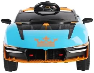 ماشین سواری کودکانه، ماشین اسباب بازی جدید کنترلی 2.4G، ماشین الکتریکی کودکانه بزرگ برای کودکان 4 ساله (آبی)