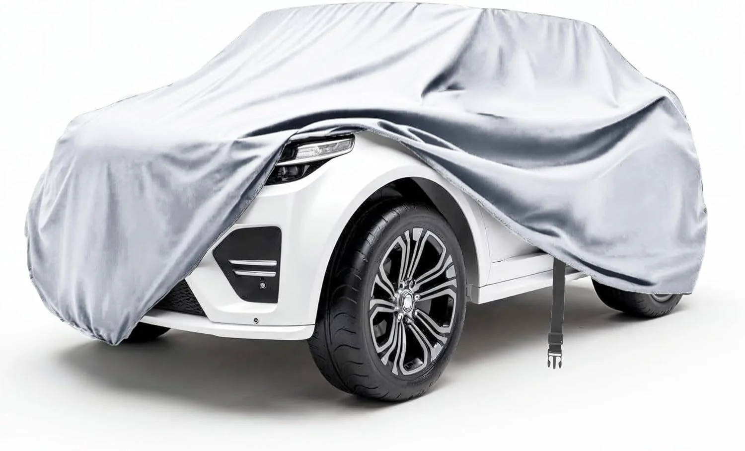 روکش بزرگ ماشین اسباب بازی کودکانه، محافظ مقاوم در برابر فضای باز برای وسایل نقلیه اسباب بازی چرخ دار برقی با باتری - مناسب برای همه، مقاوم در برابر آب، محافظت در برابر اشعه ماوراء بنفش، باران و برف (نقره ای)