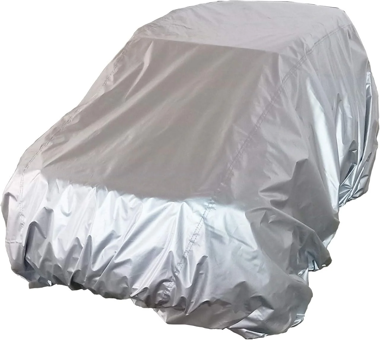 روکش بزرگ ماشین اسباب بازی کودکانه، محافظ مقاوم در برابر فضای باز برای وسایل نقلیه اسباب بازی چرخ دار برقی با باتری - مناسب برای همه، مقاوم در برابر آب، محافظت در برابر اشعه ماوراء بنفش، باران و برف (نقره ای)