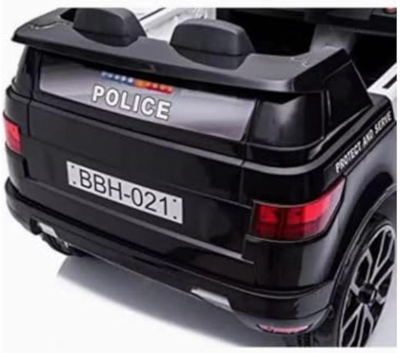 ماشین بازی کودکانه مدل شاسی بلند، مشکی